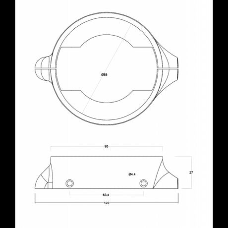 Tecnoseal Zinkkragen für Sail Drive 00706-1