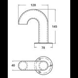 FNI Collo D Oca In Acciaio Inox S5915-A0038