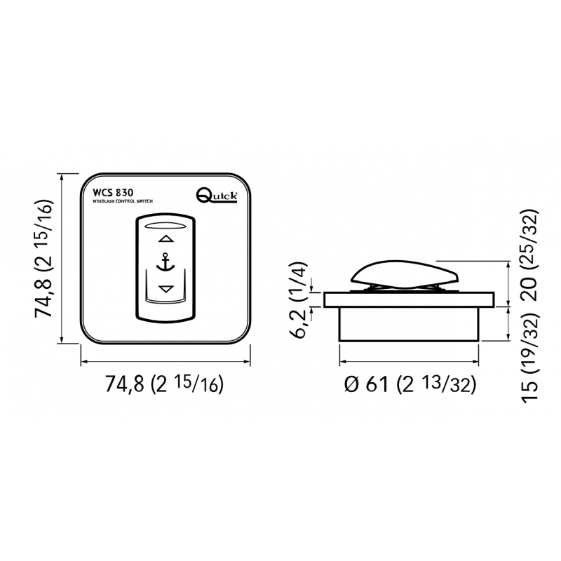 Quick Comando Da Plancia FPWCS8300000B00