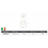 Cono de zinc Tecnoseal 00939