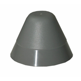 Cono terminal gris Ceredi Giovanni para tubo de embarcación inflable 9260G