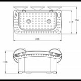 FNI Portabicchiere mm 238X110X134 C12241