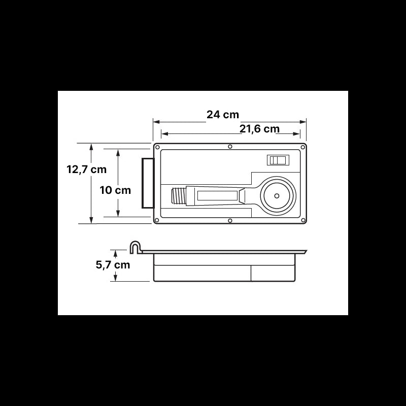Attwood Contenitore Doccetta Da Ponte ATT-4131-4