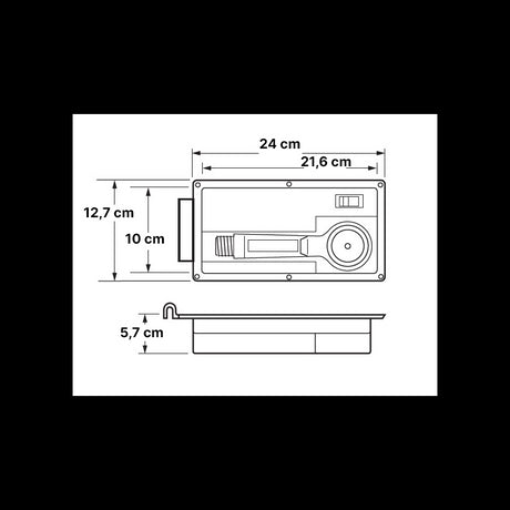 Attwood Contenitore Doccetta Da Ponte ATT-4131-4