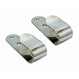 Par de ganchos de acero inoxidable Marine Town Nautica 8410004