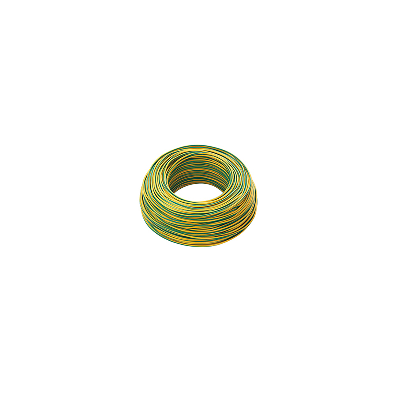 FNI Cavo Elettrico Giallo Verde Diametro mm 1, 5 FS17 GIALLO/VERDE CE 1,5
