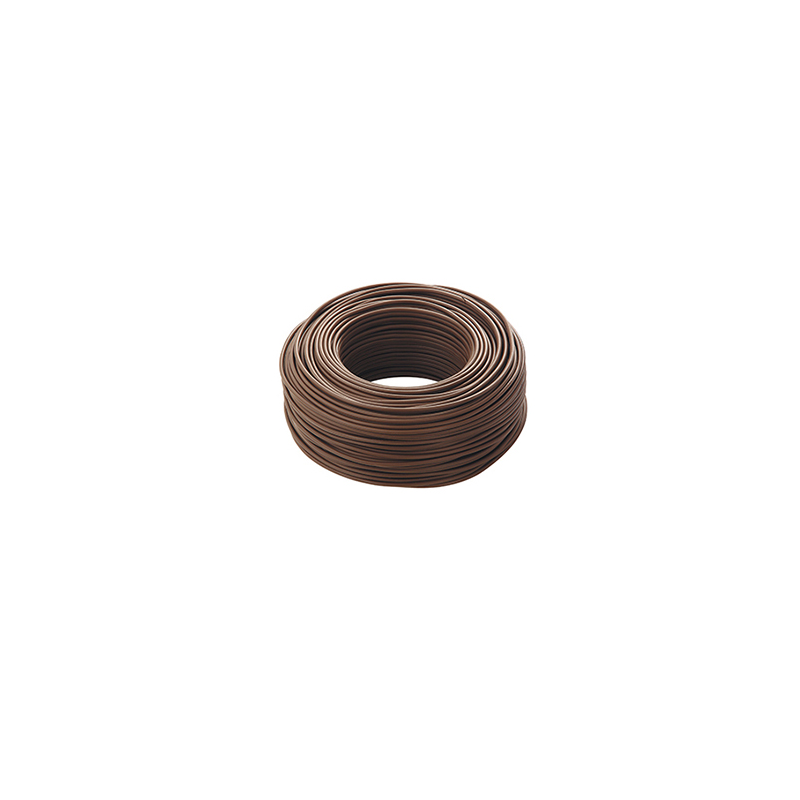 FNI Cavo Elettrico Marrone Diametro mm 1, 5 FS17 MARRONE CE 1,5