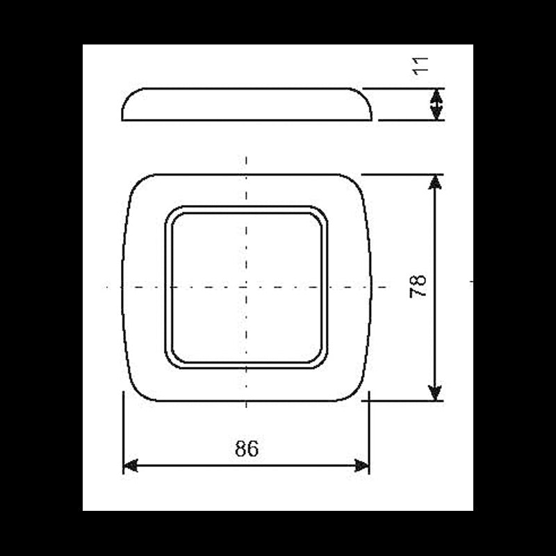 Cbe Cornice ad Un Modulo mm 86X78 270822