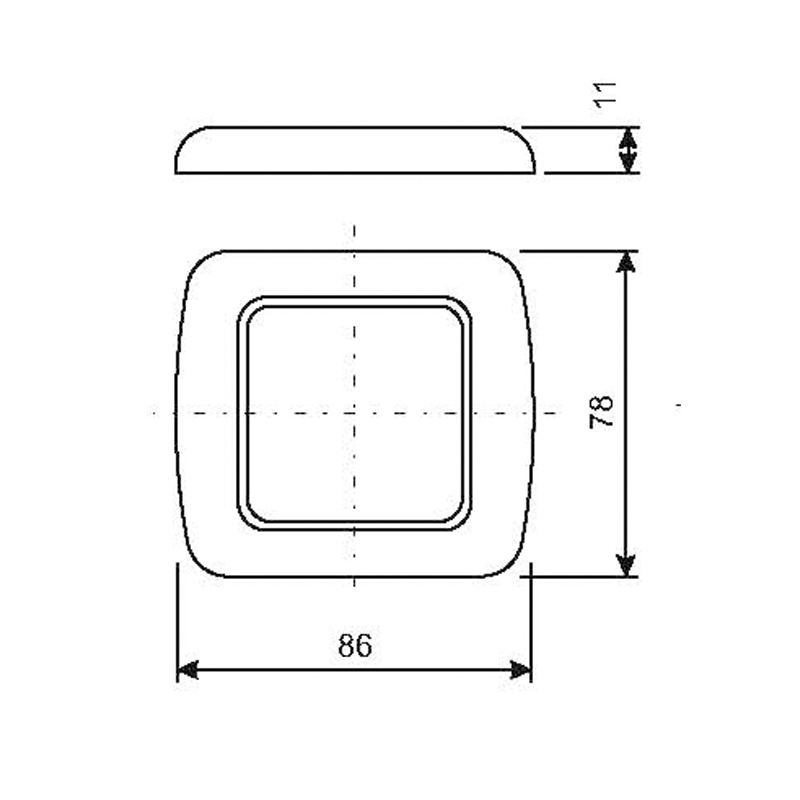 Cbe Cornice ad Un Modulo mm 86X78 270822