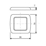 Cbe Cornice ad Un Modulo mm 86X78 270822