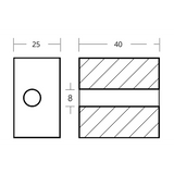 Cubo de zinc Enrico Polipodio para motores fueraborda 00907