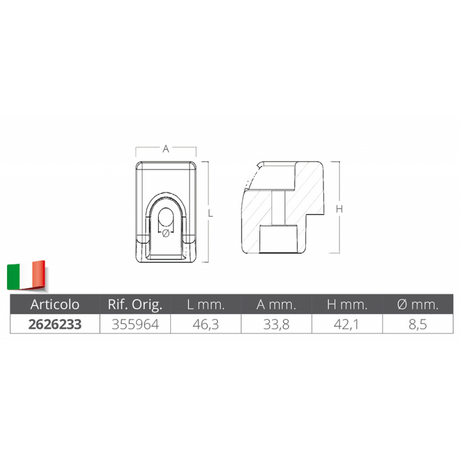 Tecnoseal Cubo In Zinco 00938