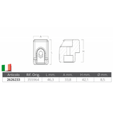 Cubo de zinc Tecnoseal 00938