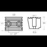 Tecnoseal Zinkwürfel DPX 00722
