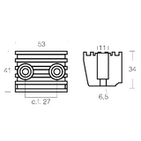 Tecnoseal Cubo Dpx In Zinco 00722