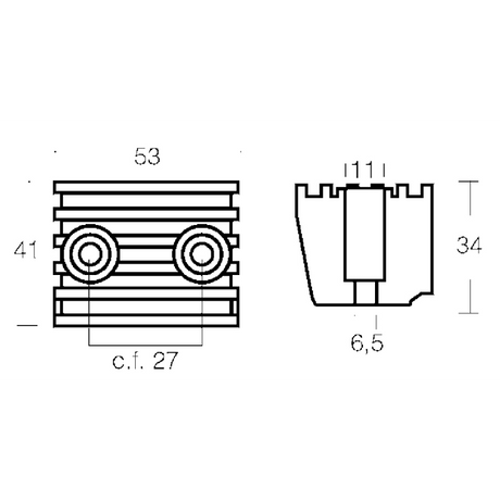 Tecnoseal Cubo Dpx In Zinco 00722