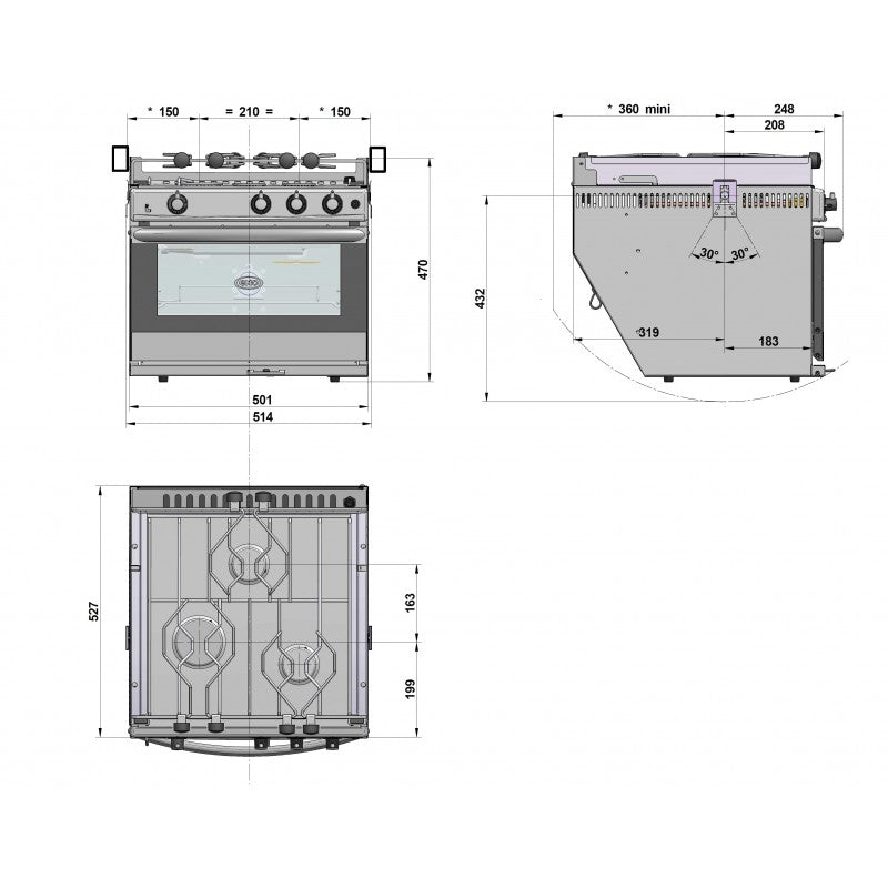 Eno Cucina con Forno/Grill Bretagne 023391010785