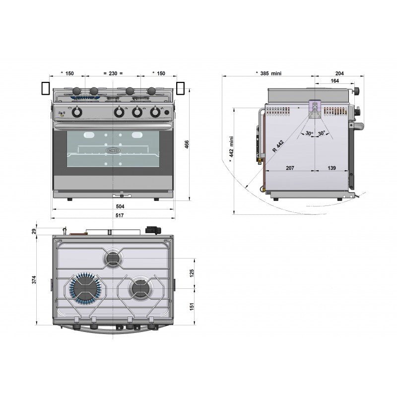Eno Cucina con Forno/Grill Grand Large 143341010785