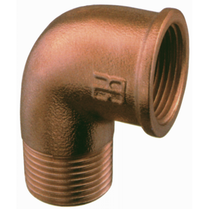 Guidi Curva M-F In Bronzo Da 3/8 92B.3/8