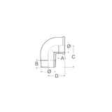 Guidi Curva M-F In Bronzo Da 1/2 92B 1/2