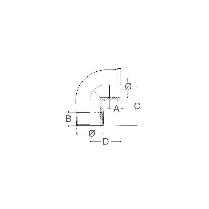 Guidi Curva M-F Da 1/4 92.1/4