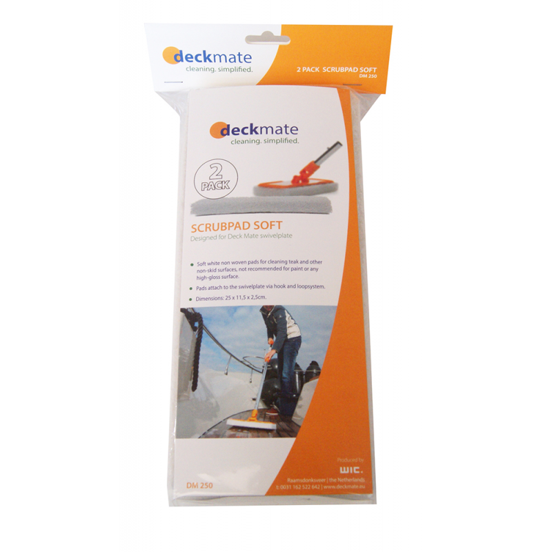 Almohadilla abrasiva blanca Deck Mate DM250