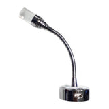 Lampada da lettura flessibile Flexi 2 con USB 12V 1W luce notturna blu