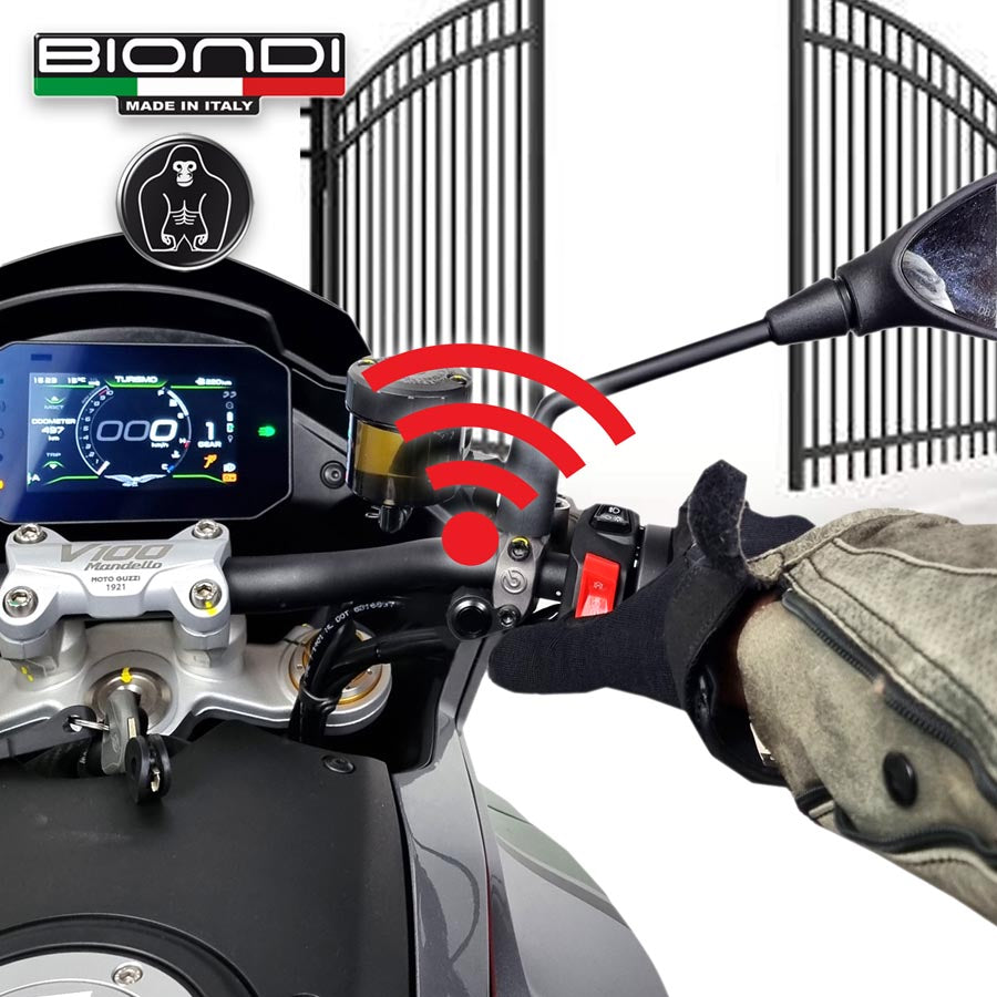Biondi Radiocomando Apricancello da Moto 1 o 2 Pulsanti SC0001