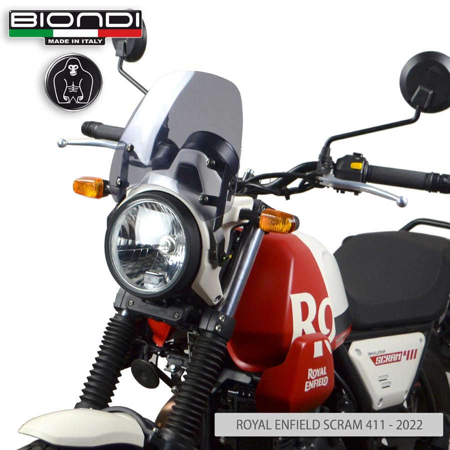 Biondi Cupolino Sport Fumè Chiaro Royal Enfield Scram 411 2022 - MPN 8010445