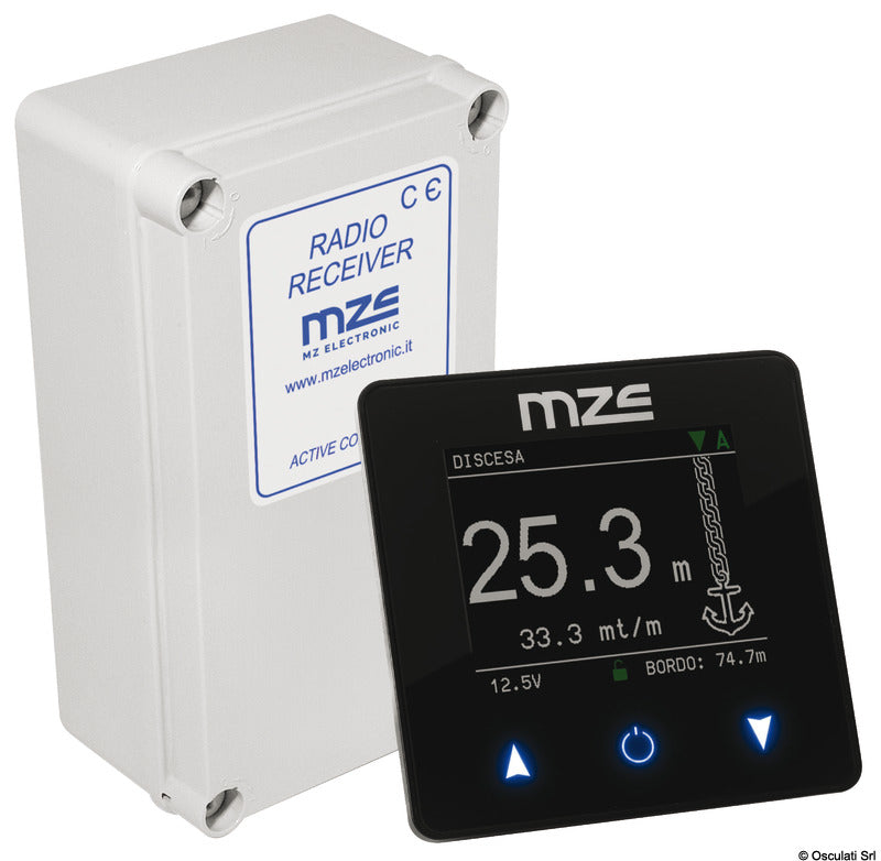 MZ Electronic Pulsantiera con Contametri Universale Radio 12/24 V