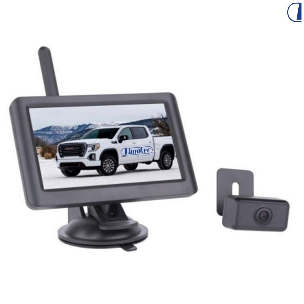 Di-Tec Kit retrocamera wireless e monitor LCD 5" per camper