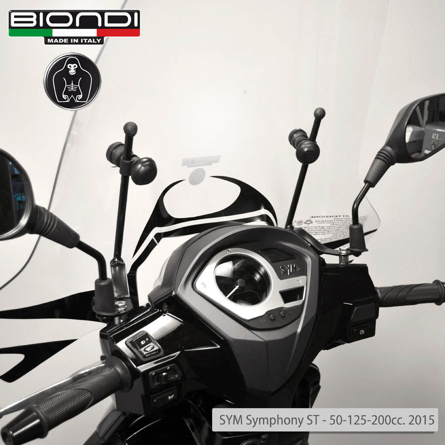 Biondi Parabrezza Z SYM Symphony ST 50/125/200 cc 2021 con Attacchi