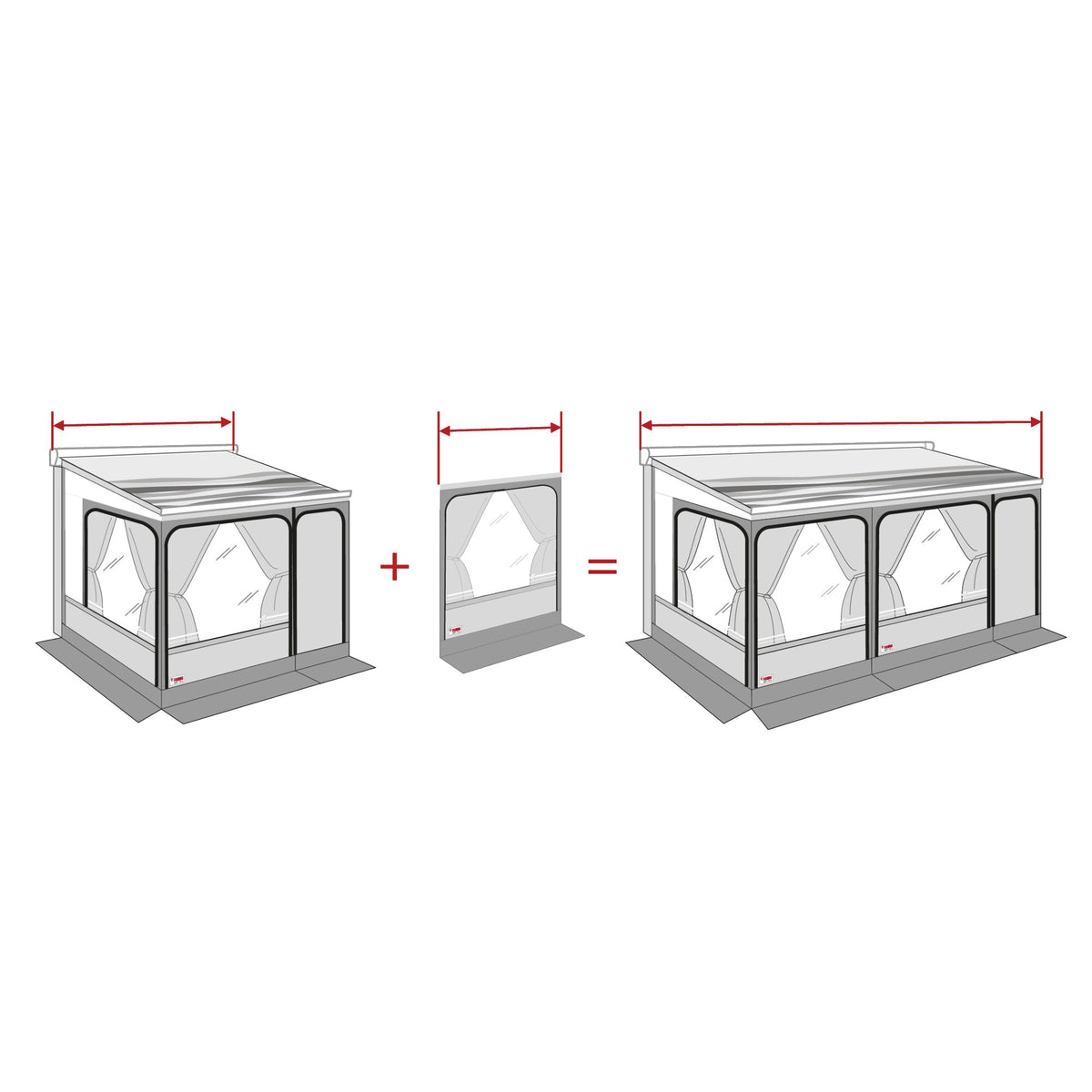 Fiamma Pannello frontale 75 cm di ricambio per Privacy Room F45