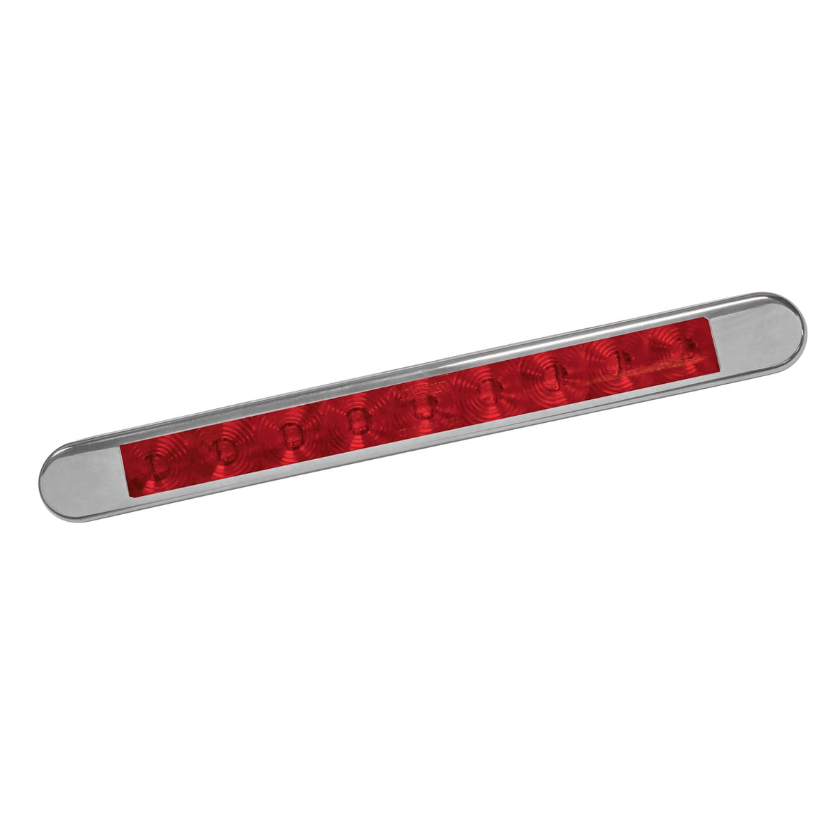Fanale LED a barra stop/posizione per camper con cornice in acciaio