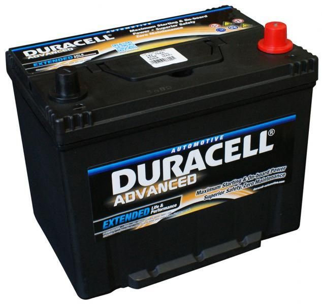 Duracell Advanced 12V 70Ah 600A DX car battery