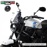 Biondi Cupolino Sport Fumè Chiaro per Benelli, Moto Guzzi V7, Triumph Bonneville, Yamaha XSR