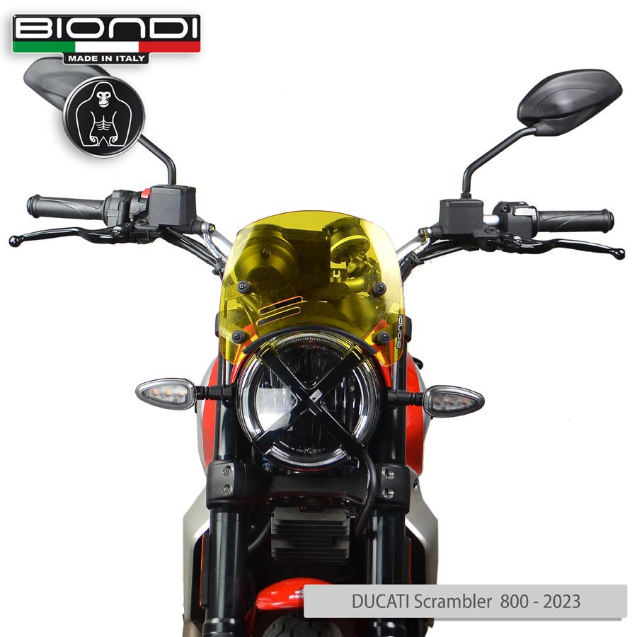 Biondi Cupolino Caffè Ducati Scrambler 800 Giallo Kit Montaggio - MPN 8010487