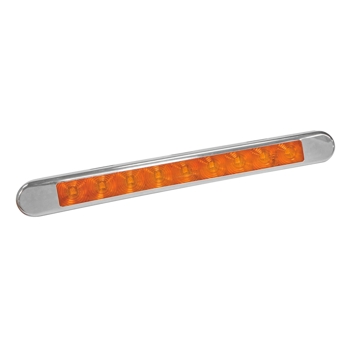 Indicatore di direzione a barra LED con cornice in acciaio per camper