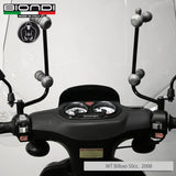 Biondi Parabrezza Pro SYM Megalo AK12 125 cc 2006 Trasparente con Attacchi
