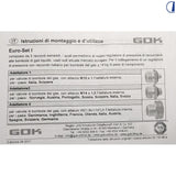 GOK Euro-Set IT set 3 adattatori per regolatore italiano su bombole europee