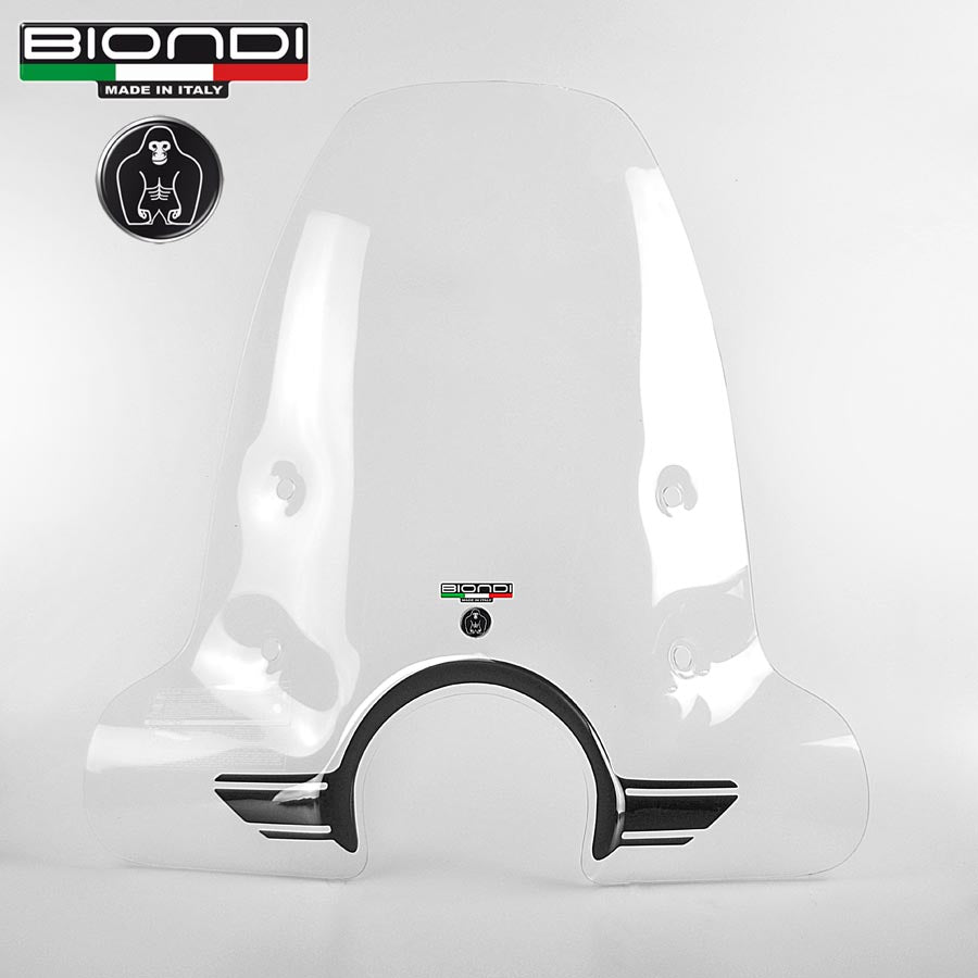 Biondi Parabrezza Club Piaggio Vespa Cosa 125/150/200 cc 1987-1990 con Attacchi