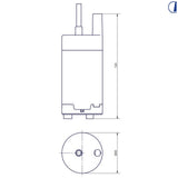 Di-Tec Pompa immersione Ocean Plus 12V 25 L/min