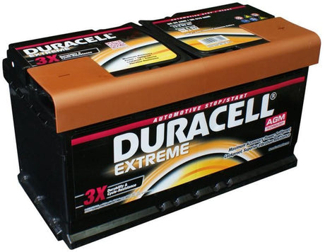Duracell Extreme AGM 12V 92Ah 850A DX Autobatterie