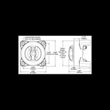Blue Sea Deviatore 0-1-2-Both Serie e 9001E-BSS