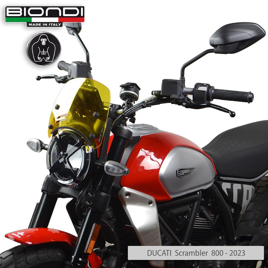 Biondi Cupolino Caffè Ducati Scrambler 800 Giallo Kit Montaggio - MPN 8010487