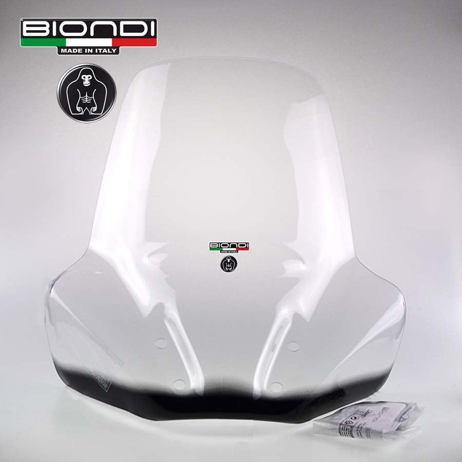 Biondi Club Parabrezza Trasparente Yamaha Majesty / MBK Skyliner 125-180 cc