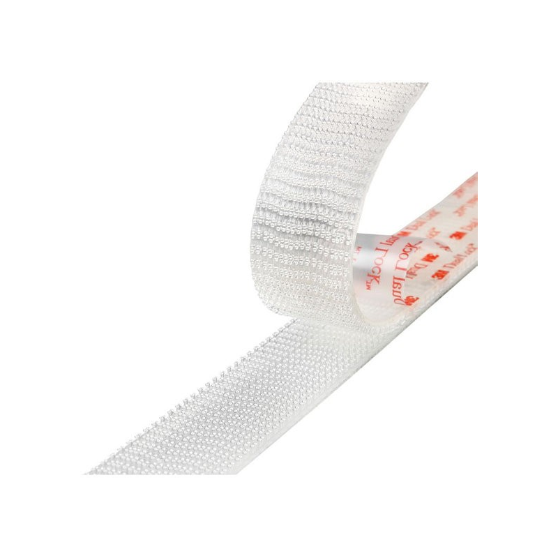 Velcro adesivo 3M Dual Lock Trasparente SJ3560 25MM X 45,7 MT