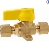 GOK Rubinetto a sfera RVS 8 per gas 5-20 bar con manico in plastica
