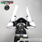 Biondi Parabrezza Club Trasparente + Kit Attacchi WT Motors Hollywood 50 cc 2008