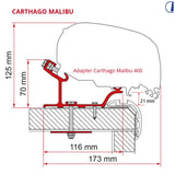 Fiamma Adattatore per tenda da sole Carthago Malibu 400 cm